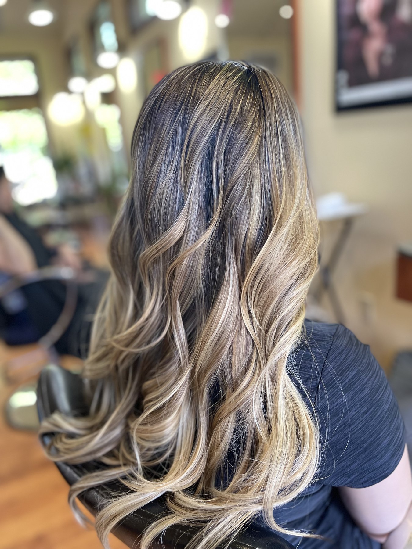 Dimensional blonde hair created at Miracelly